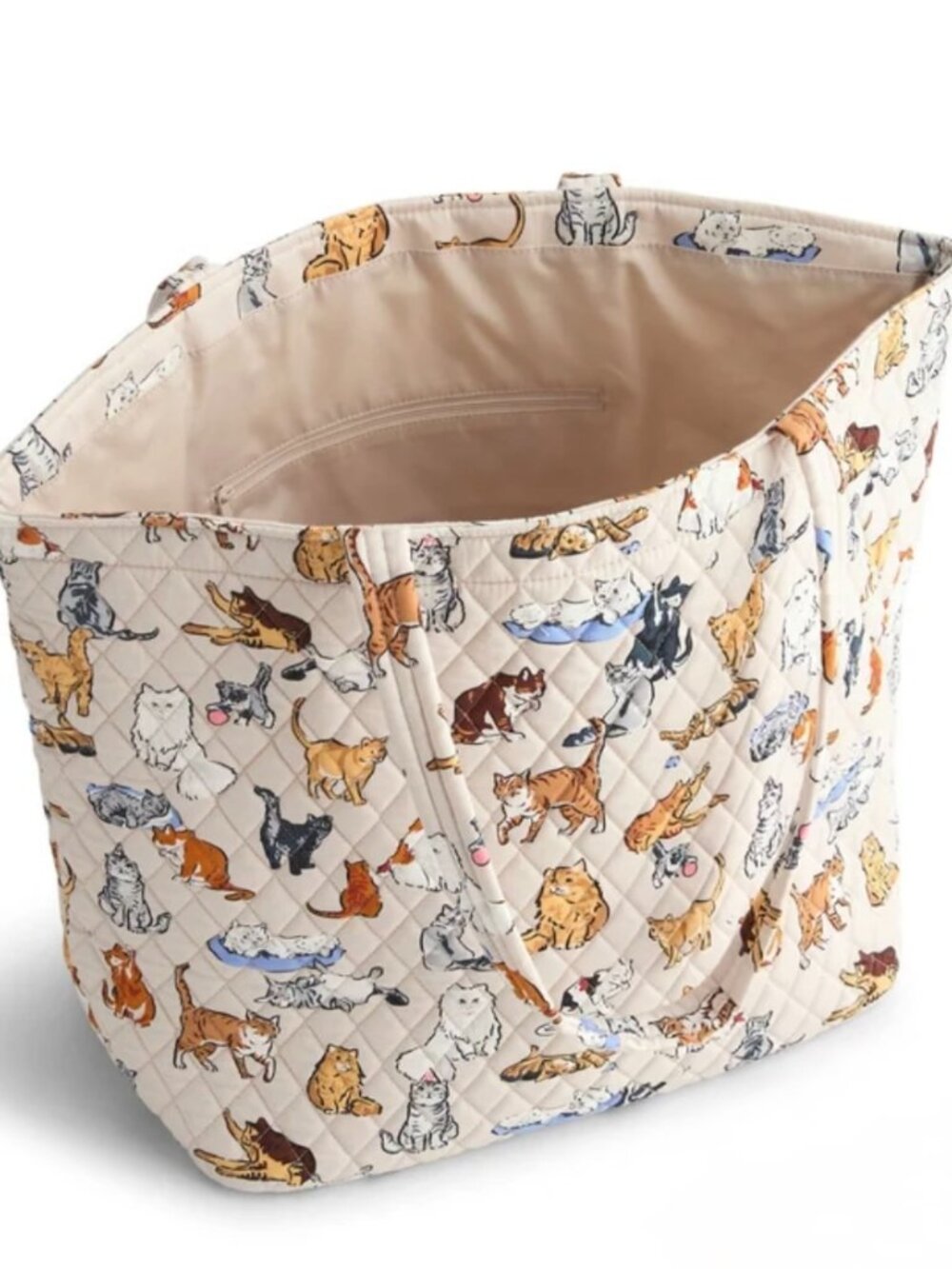 NWT - Vera Bradley Grand Tote - A Cat's Life - Picture 4 of 11